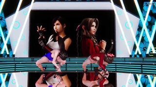 R18-MMD GIRLS DAY - SOMETHING Tifa Aerith EroticDance