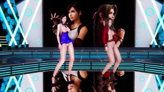 R18-MMD GIRLS DAY - SOMETHING Tifa Aerith EroticDance