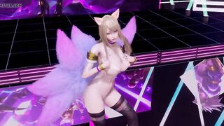 R18-MMD Bestie - Love Options Ahri Uncensored 3D Nude Dance