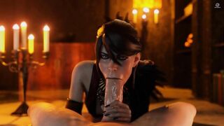 Morrigan Blowjob