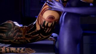 NYL-Black and White A 3D Futa Animation