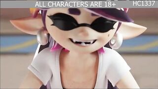 MARIE AND CALLIE SUCKING DICK IN THE HOUSE|HENTAI / SPLATOON 2