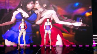 R18-MMD T-ara - NumberNine SemiNudeVers. Tifa Purple Aerith