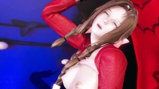 R18-MMD T-ara - NumberNine SemiNudeVers. Tifa Purple Aerith