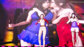 R18-MMD T-ara - NumberNine SemiNudeVers. Tifa Purple Aerith