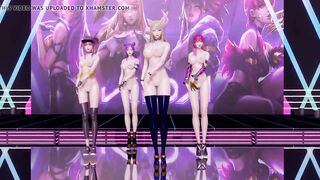 R-18 MMD GirlsDay - Something Nude Vers. Ahri Akali