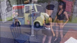 Lucky officer -  SIMS 3