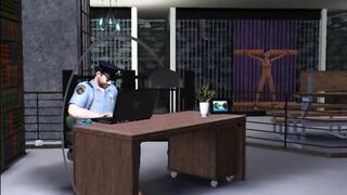 Lucky officer -  SIMS 3