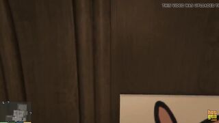 Father catches daughter having sex - GTA Tracey De Santa Sex