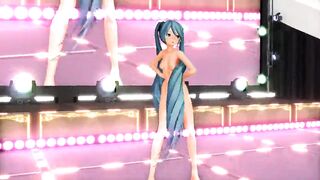 MMD Miku Kawaii Dance On Stage