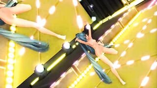MMD Miku Kawaii Dance On Stage