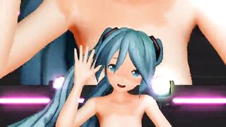 MMD Miku Kawaii Dance On Stage