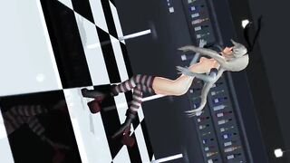 MMD 2 Babes Pierced Tits Sex Toy Fingering Squirting GV00112