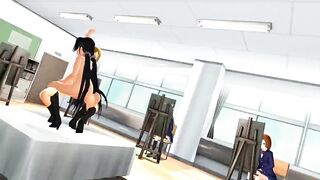 MMD Two Sexy Cuties Sweet Pussy Views GV00107