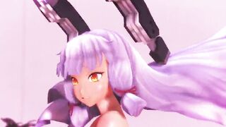 MMD 2 Purple Hair Cuties Sex Toy Fingering Squirting GV00106