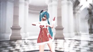 MMD Blue Hair Cutie for Valentines GV00097