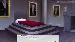 Cheetah Blowjob - Something Unlimited, DC Comics game