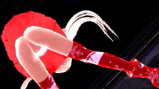 MMD Sexy Cutie in Red Sweet Pussy Views Squirting GV00074