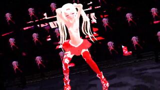 MMD Sexy Cutie in Red Sweet Pussy Views Squirting GV00074
