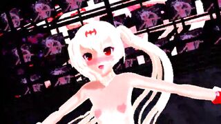 MMD Sexy Cutie in Red Sweet Pussy Views Squirting GV00074