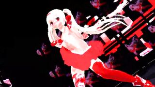 MMD Sexy Cutie in Red Sweet Pussy Views Squirting GV00074