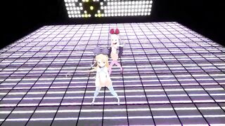 MMD 2 Sweet Cuties Small Boobs Bald Pussy Sweet Ass GV00122