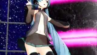 MMD Blue Hair Babe Pierced Nipples Sex Toys Anal GV00118
