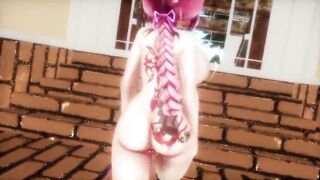 MMD girl with sweet ass