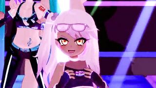 Miku and Kuro Rave