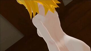 MMD Vocaloid Rin sneaky sex