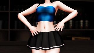 MMD Sexy Babe Under Skirt Views of Sweet Ass & Pussy GV00164