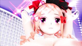 MMD Sexy Cute Babe Big Bouncy Boobs Open Pussy Xmas GV00163