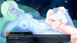 Rise of the White Flower -Catherine Fucked by Shemale