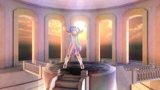 MMD Blue Hair Cutie Sweet Tits Gaping Pussy Views GV00158