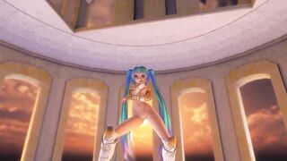 MMD Blue Hair Cutie Sweet Tits Gaping Pussy Views GV00158