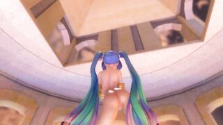 MMD Blue Hair Cutie Sweet Tits Gaping Pussy Views GV00158
