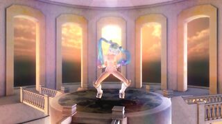 MMD Blue Hair Cutie Sweet Tits Gaping Pussy Views GV00158