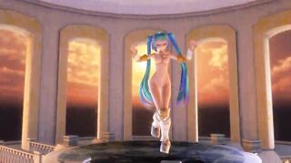 MMD Blue Hair Cutie Sweet Tits Gaping Pussy Views GV00158