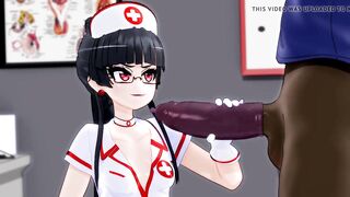 Nurse Rorys Milking Time Black Skin