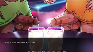 FutaDomWorld Cumshot Cocktail At the Bar