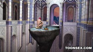 Sexy 3D Elf Gets Her Tits and Pussy Fucked