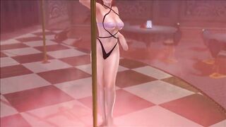 Dead or alive kasumi poledance