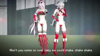 MMD - Shake It Haku-Luka